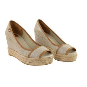 Tory Burch Beige Majorca Wedge